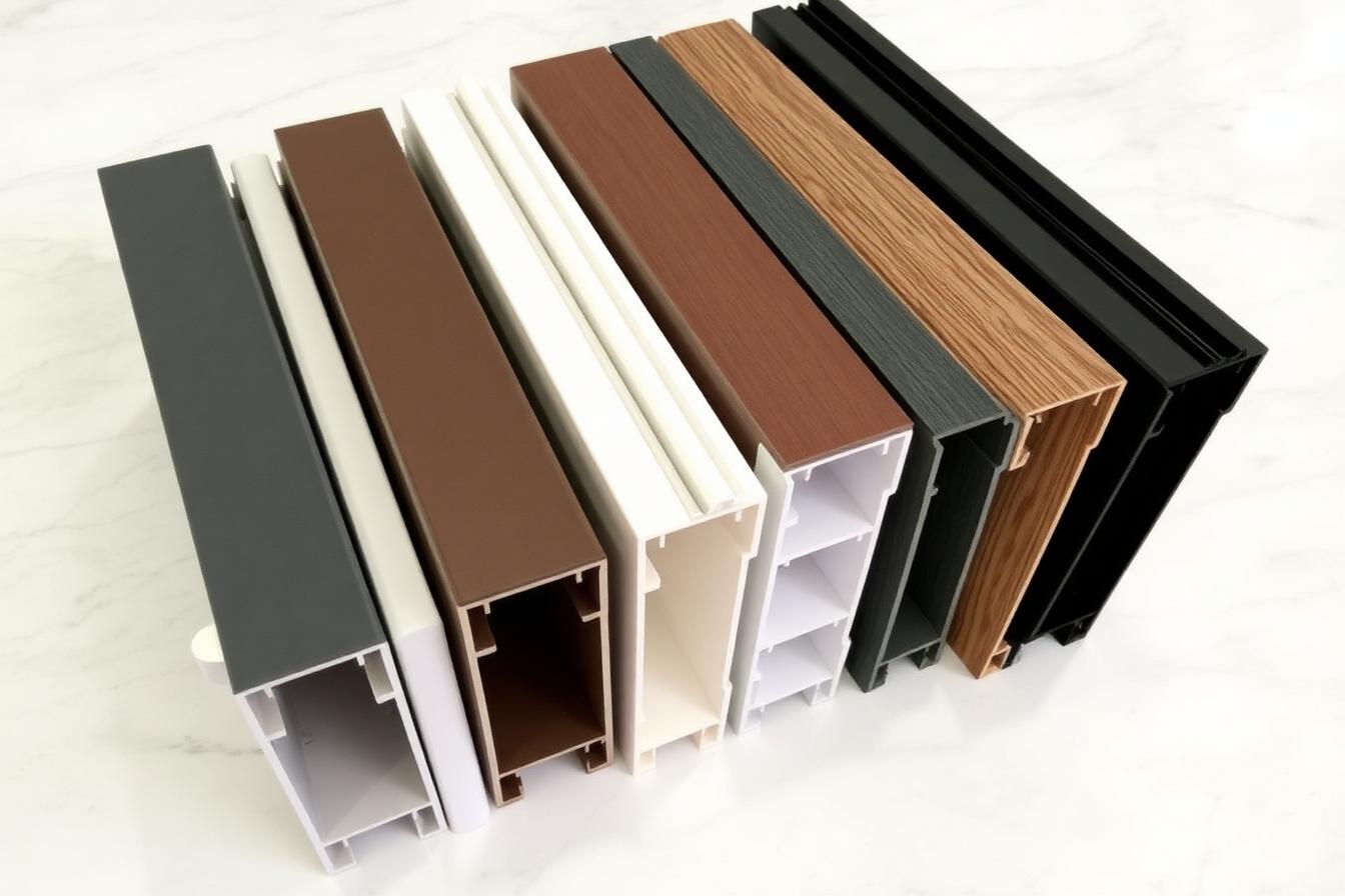Range of uPVC colour options